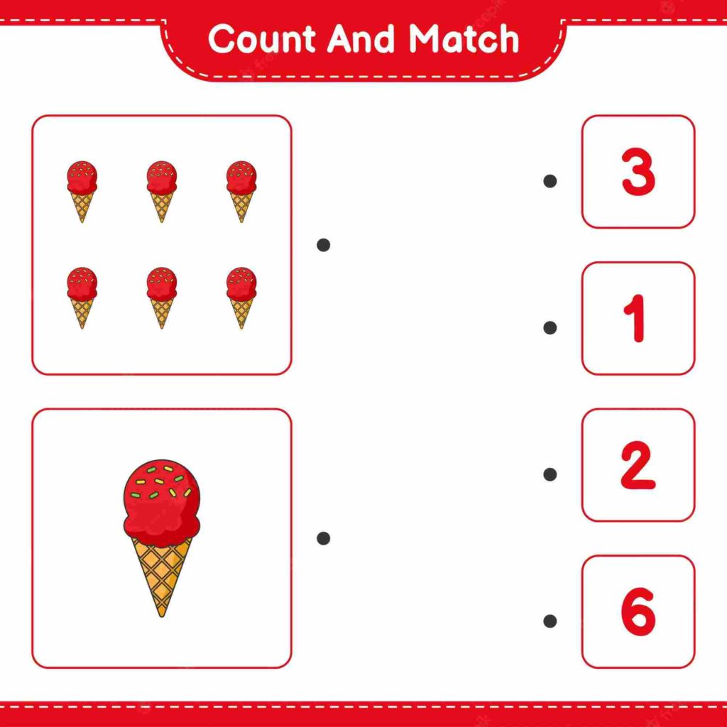 How to play maths ice cream game - an interactive game for kids